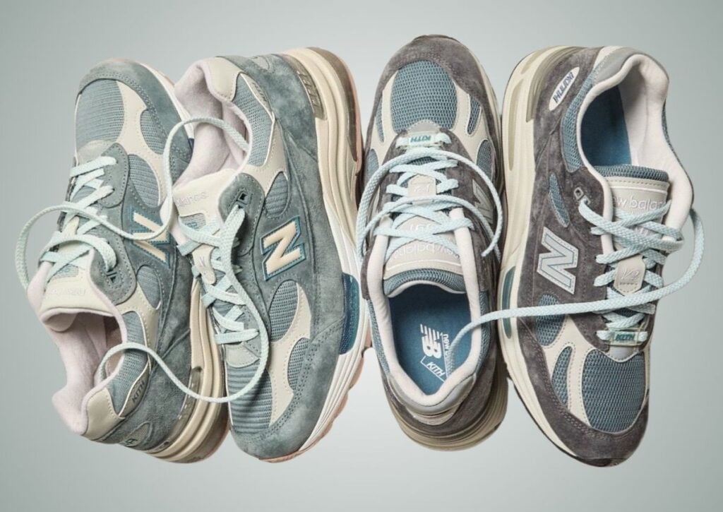 El pack Kith x New Balance 992 y 991v2 “Osaka” se lanza en marzo de 2025.