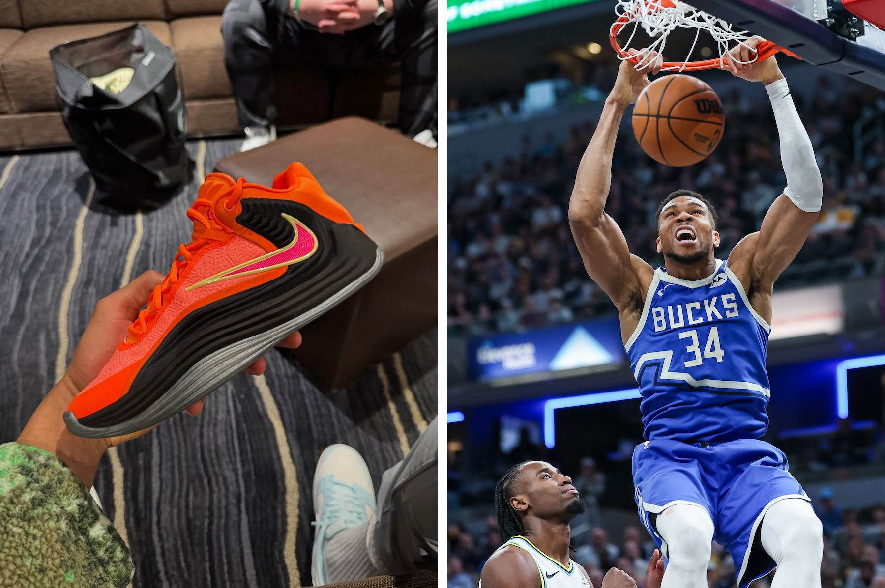 Giannis Antetokounmpo decidió filtrar él mismo sus próximas zapatillas de firma de Nike.