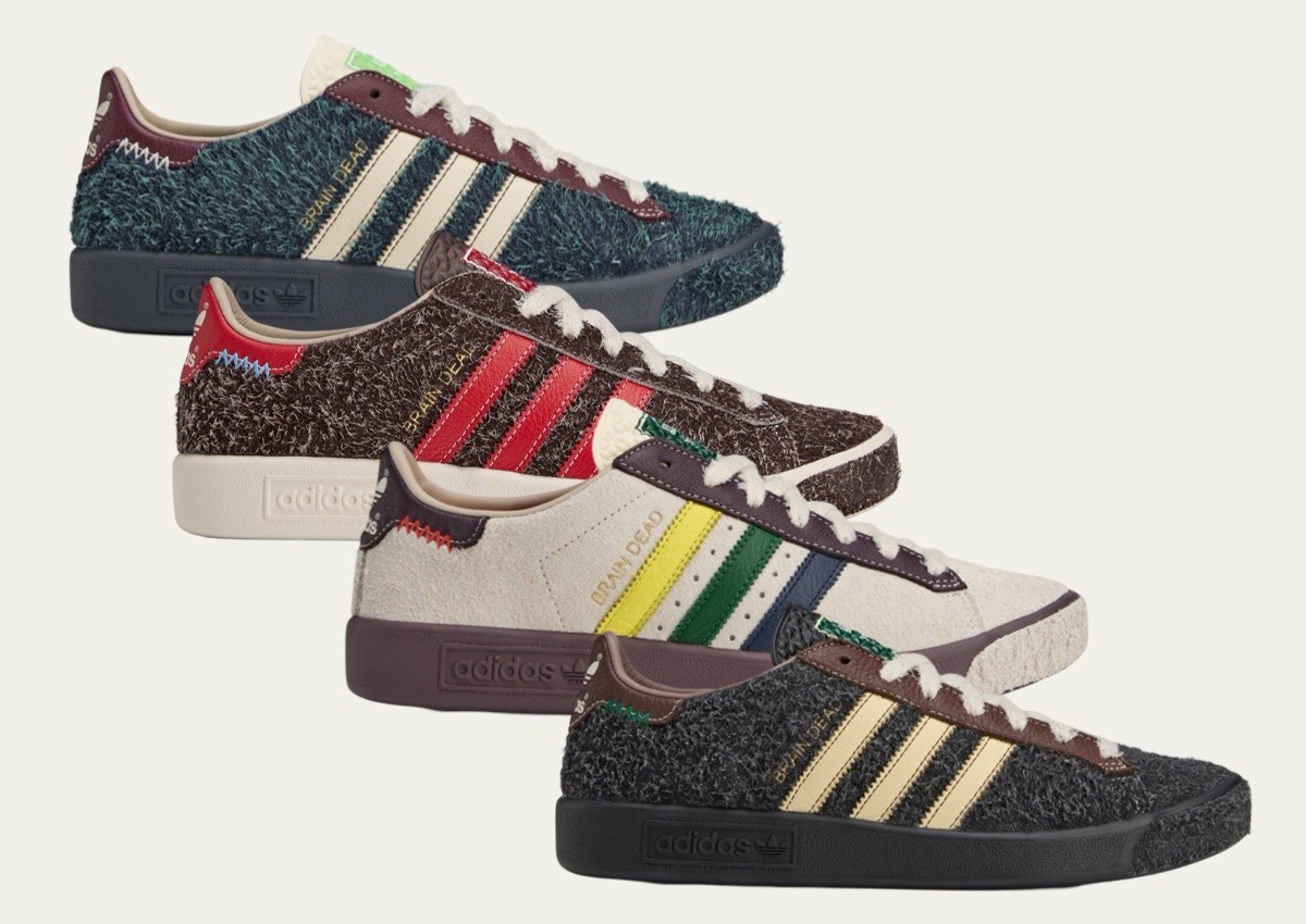 El paquete Brain Dead x adidas Forest Hills llegará en abril.