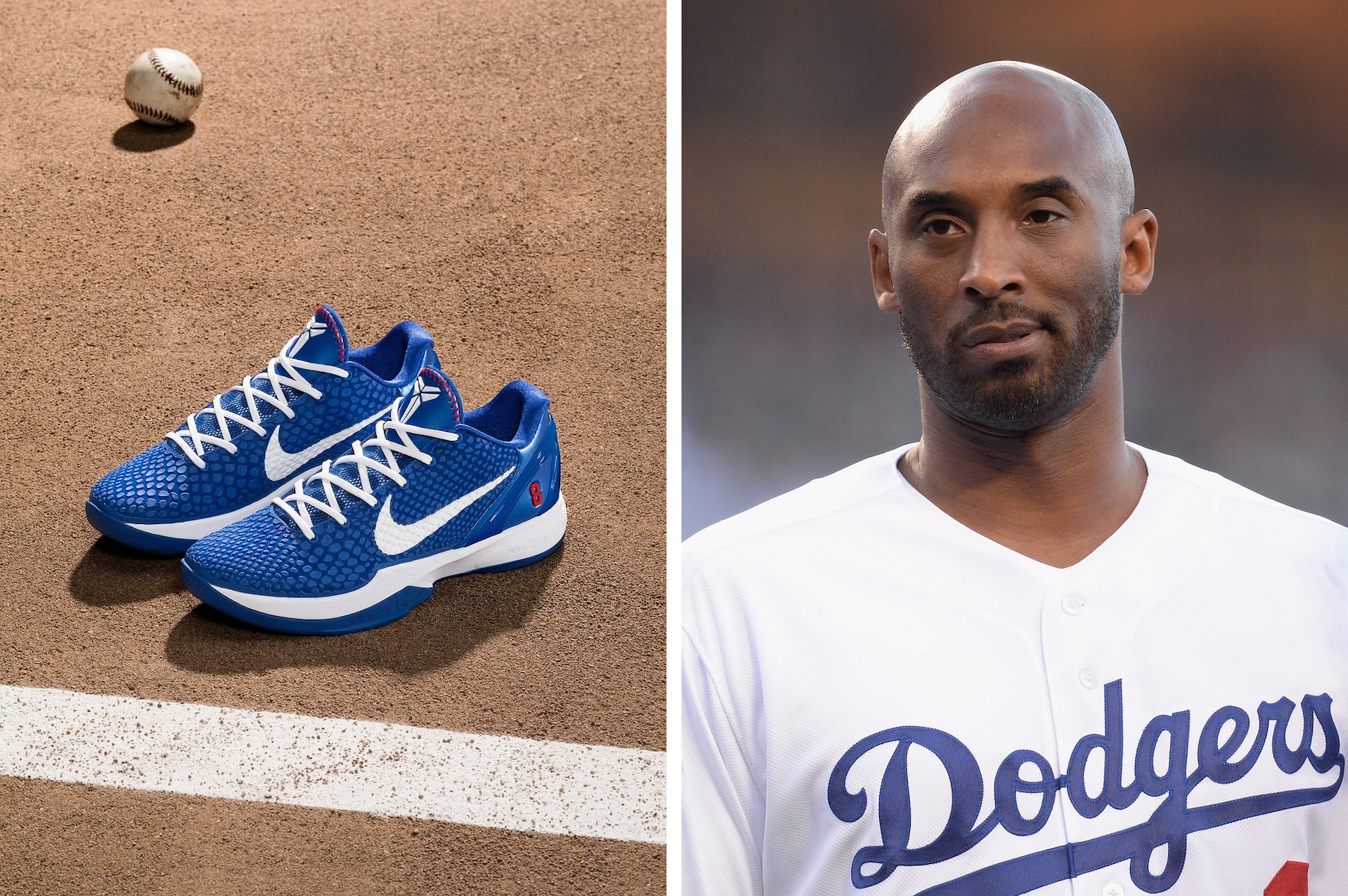 Las zapatillas Nike de Kobe Bryant inspiradas en los LA Dodgers se lanzan este fin de semana en una sola tienda.