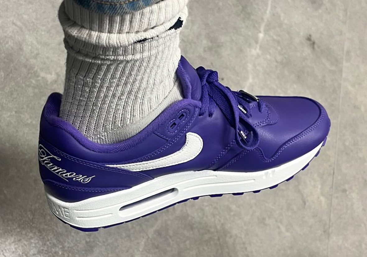 Primera Mirada a las Nike Air Max 1 “Varsity Purple” de Supreme.