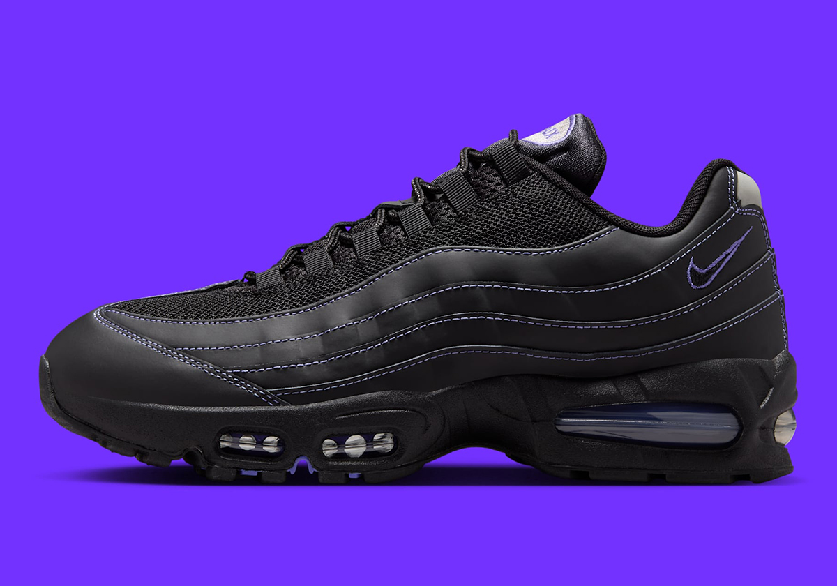 La Nike Air Max 95 "The Big Bubble" recibe una atrevida combinación de colores "Negro/Violeta Persa".