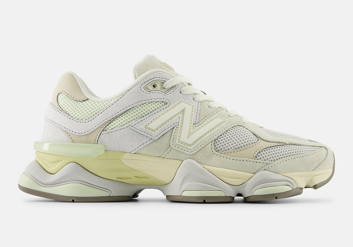 Las New Balance 9060 se deslizan en tonos pastel primaverales.