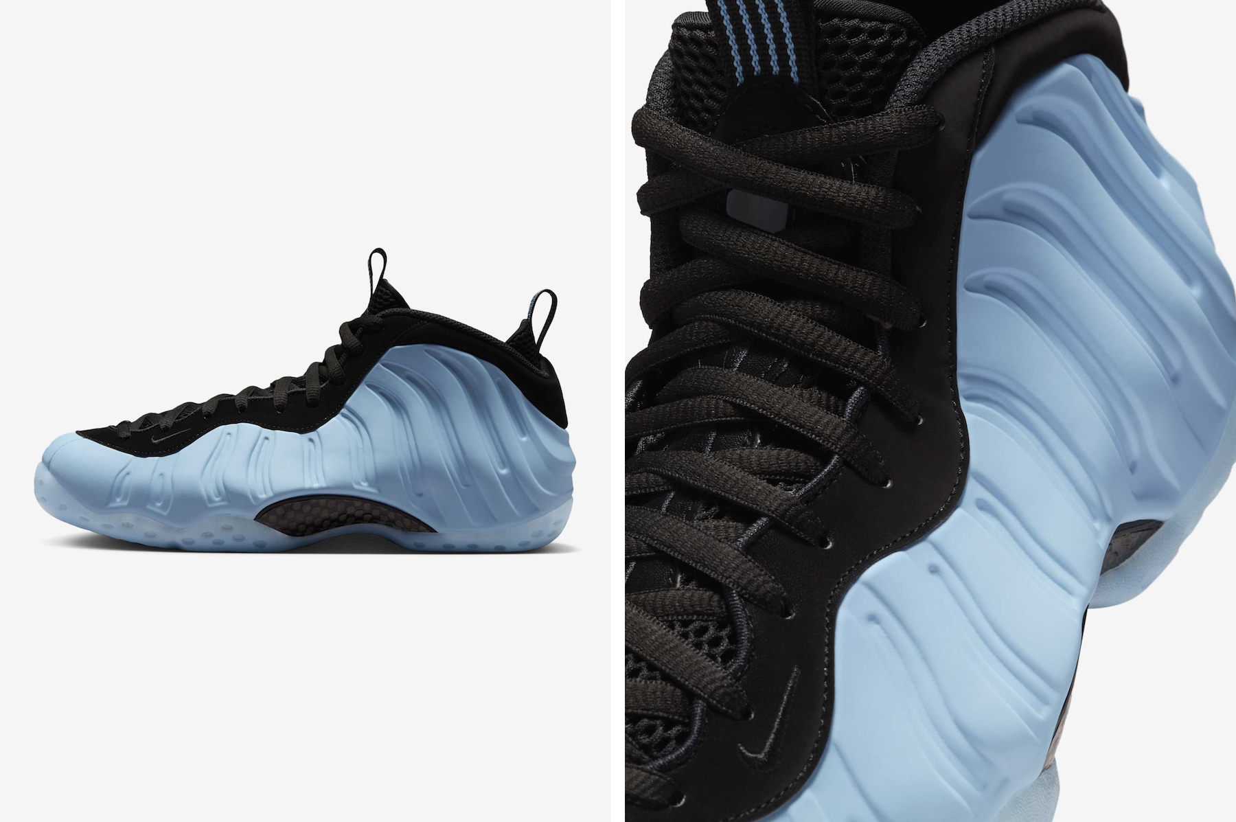 El nuevo Foamposite de Nike hace que la innovadora zapatilla parezca tallada en hielo.