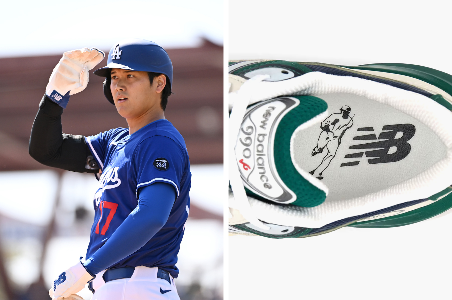 Shohei Ohtani tendrá su propia versión de una de las zapatillas insignia de New Balance.