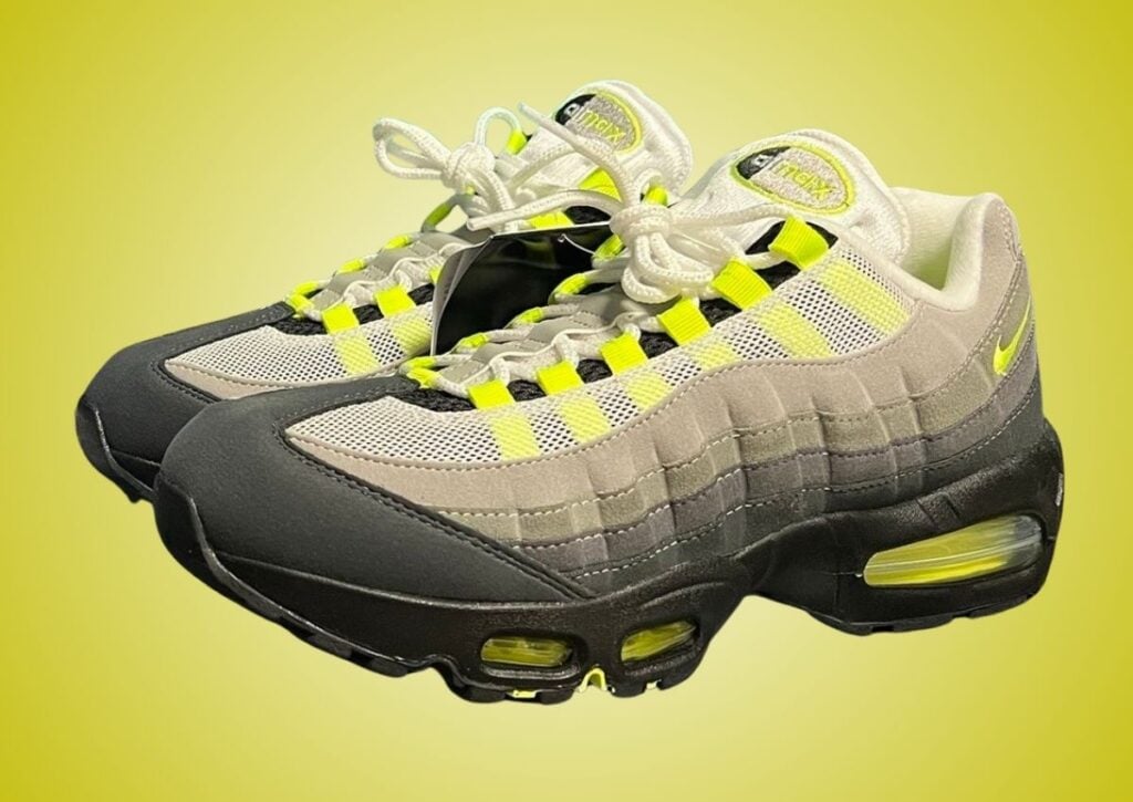 Las Nike Air Max 95 “Neón” regresan en abril de 2025 con cámara de aire grande.