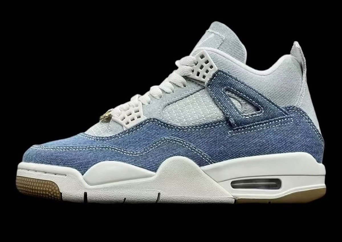 Las Air Jordan 4 "Washed Denim" se lanzan en agosto.
