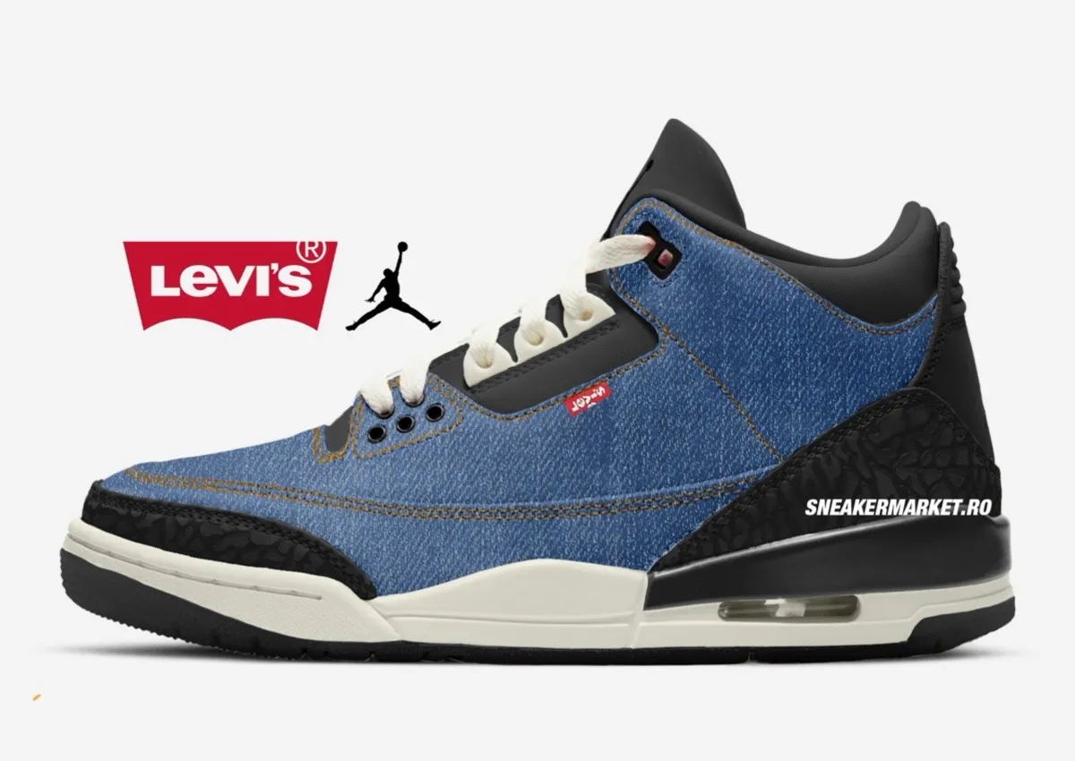 Levi’s y Jordan se reunirán para un Air Jordan 3 en 2026.